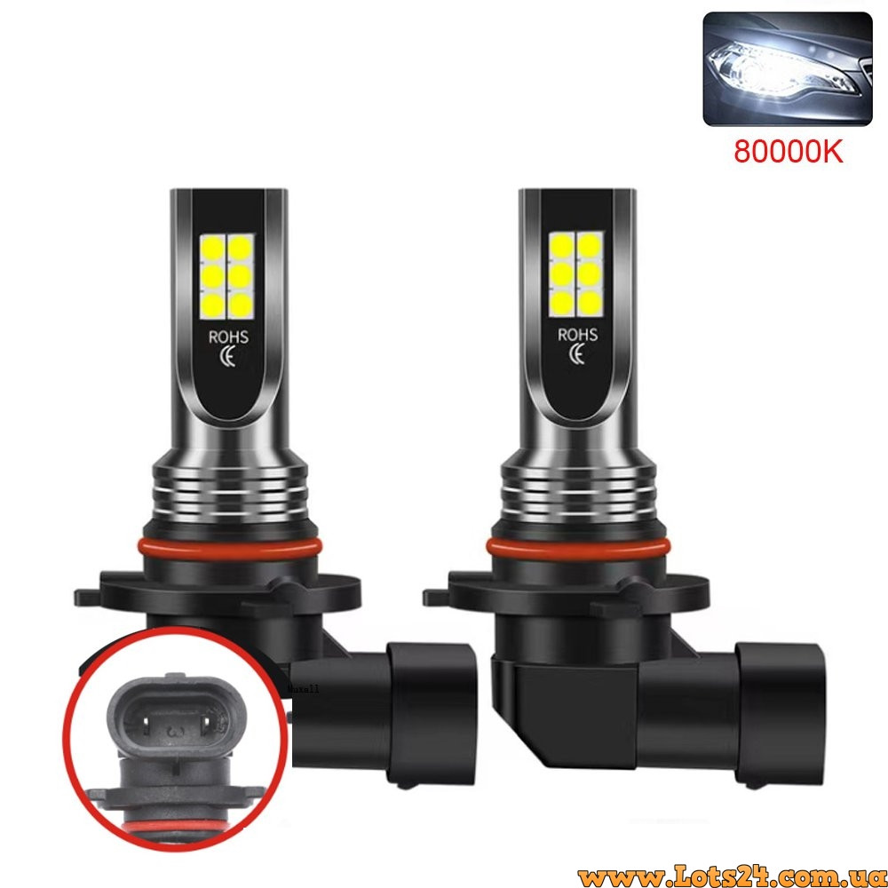 2шт Автолампи H11 H8 LED 7000K автолампи світлодіодні автолампи авто лед лампи авто лампа лед світлодіодна лампочка автомобільна