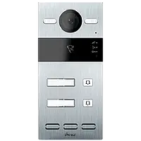 SIP панель виклику Dnake S213M-2/S, 2 абонента, HD-камера 2 МП, IP65, PoE, накладний монтаж