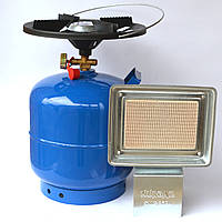 Газовий балон Nurgaz Туреччина 8 л із пальником і газовим нагрівачем