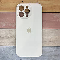 Чохол для iPhone 16 Pro Max Silicone Case Full Camera, Soft Touch, з мікрофіброю, білий (9) White