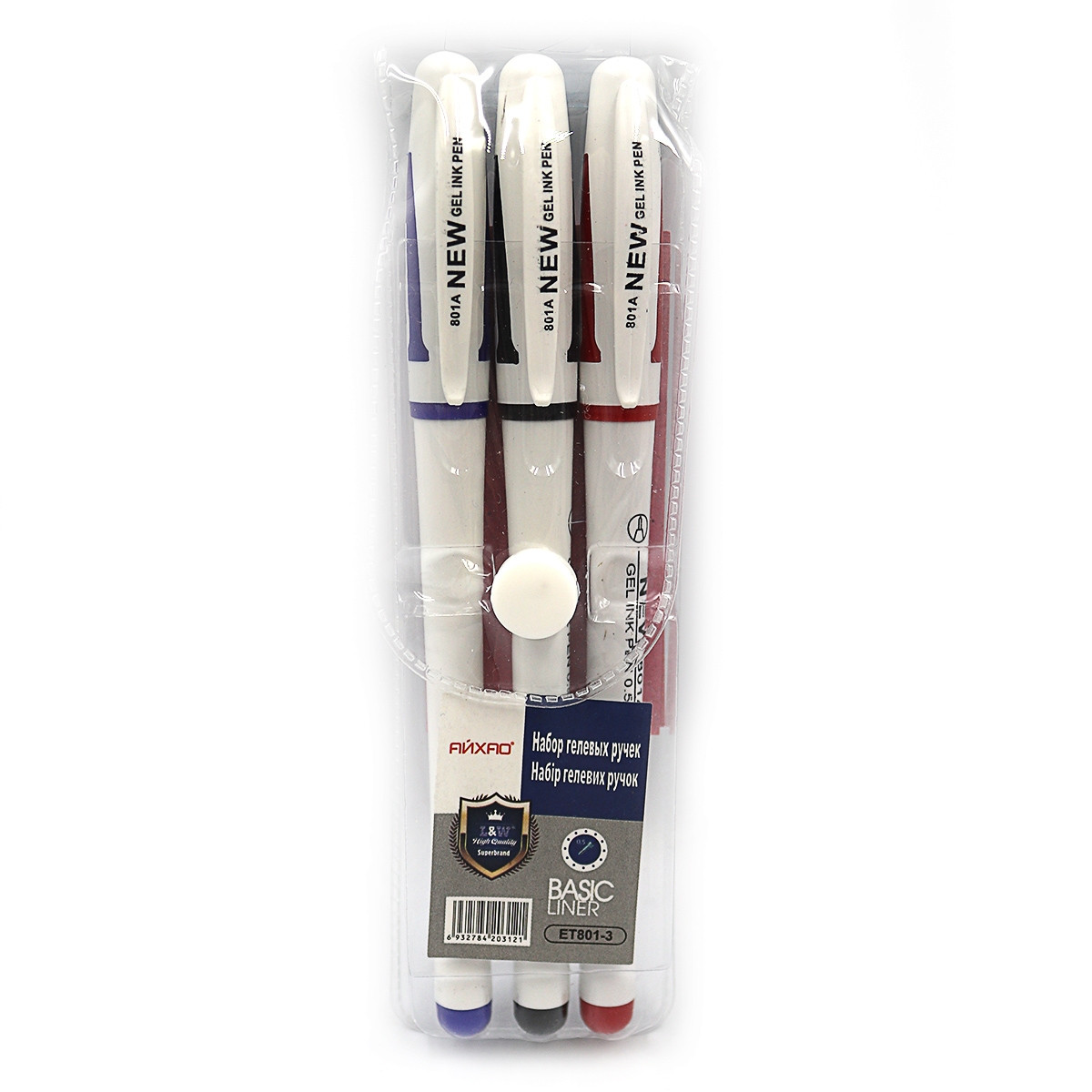 Набір гелевих ручок 3 кольори Aihao ET801