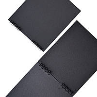 Альбом DIY с черными страницами 20×23 | Альбом для фото черный 40 стр | Черный фотоальбом