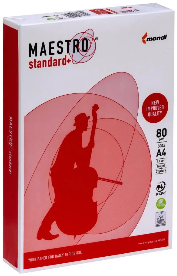 Папір А-4, 80г/м2, 500 аркушів, фото 1