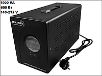 Аварійне джерело безперебійного живлення 1000VA 600 Вт 140-275V Lemanso LM40502 Автономне джерело живлення