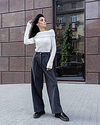 Стильні жіночі штани-палаццо Henry вільного крою Bof490