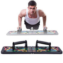 Упори з різними хватами Foldable Push Up, Дошка платформа, Пристосування для віджимання TD-373 від підлоги, фото 6