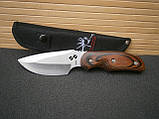 Ніж туристичний Buck Rocky Mountain М-290 фултанг в чохлі 20 см, фото 4