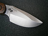 Ніж туристичний Buck Rocky Mountain М-290 фултанг в чохлі 20 см, фото 6
