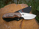 Ніж туристичний Buck Rocky Mountain М-290 фултанг в чохлі 20 см, фото 2