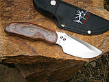 Ніж туристичний Buck Rocky Mountain М-290 фултанг в чохлі 20 см, фото 9
