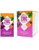 Таблетки при болі в горлі Mybacin з Цинком, Лютеїном та екстрактом чорниці зі смаком чорної смородини, 10 шт