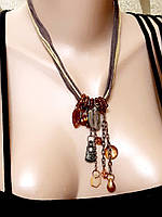 Ожерелье в этническом стиле, идеальное винтажное Б-У колье