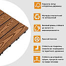 Композитна плитка WPC золотий дуб 30*30CM*2СM (D) SW-00001706, фото 5