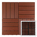 Композитна плитка WPC тик 30*30CM*2СM (D) SW-00001712, фото 7