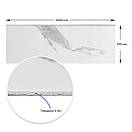 Плінтус вініловий самоклеючий 5000х100х2мм Глянцсовий (D) SW-00002117, фото 3