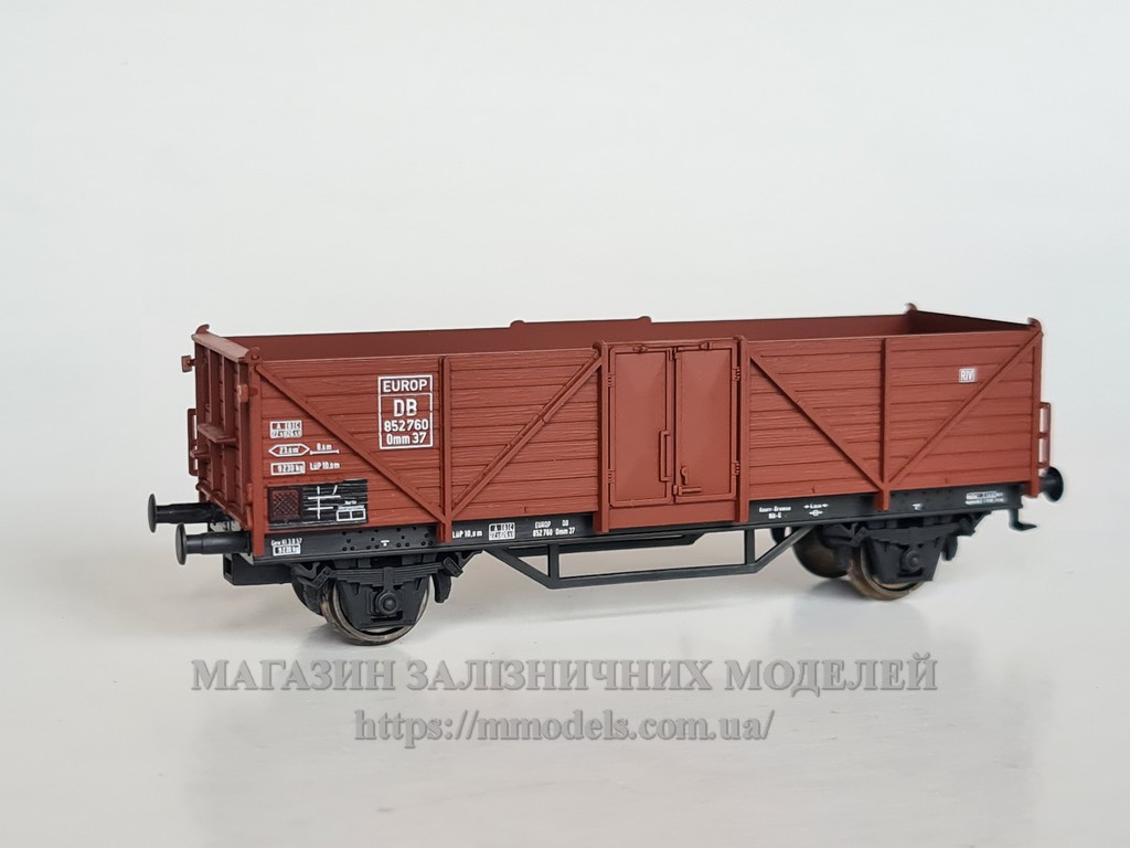 Piko модель напіввагона № 852760, тип Omm 37 приналежність DB. III епоха, масштаб 1:87, H0