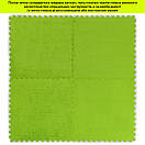 Підлога-пазл плюшевий САЛАТОВИЙ 60*60*1cm (D) SW-00002095, фото 7