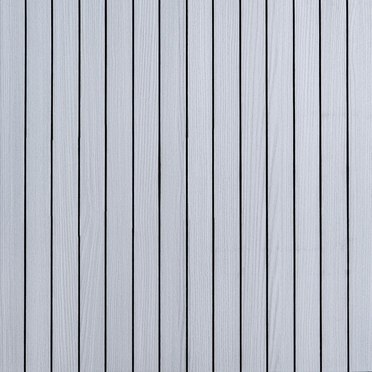 Покриття вінілове самоклеюче 3D рейки 600х600х2,8мм Білий графіт SW-00002193, фото 1