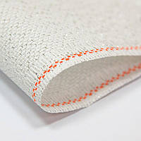 3706/17 Канва Star-Aida 14 біла зі срібним люрексом Цвайгарт Zweigart (Німеччина)