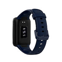 Силіконовий ремінець для Xiaomi Mi Smart Band 7 Pro Midnight blue, фото 3