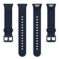 Силіконовий ремінець для Xiaomi Mi Smart Band 7 Pro Midnight blue, фото 5