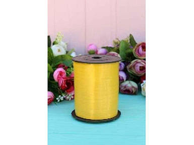 Стрічка для квітів і подарунків (котушка) 0,5/300 жовтий ТМ УПАКОВКИН FG