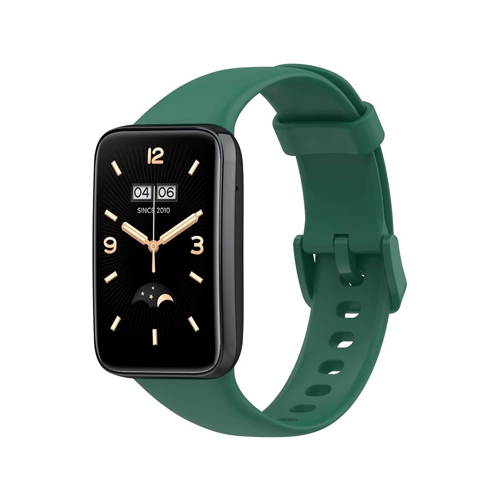 Силіконовий ремінець для Xiaomi Mi Smart Band 7 Pro Green