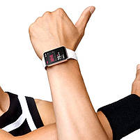 Силіконовий ремінець для Xiaomi Mi Smart Band 7 Pro White, фото 5