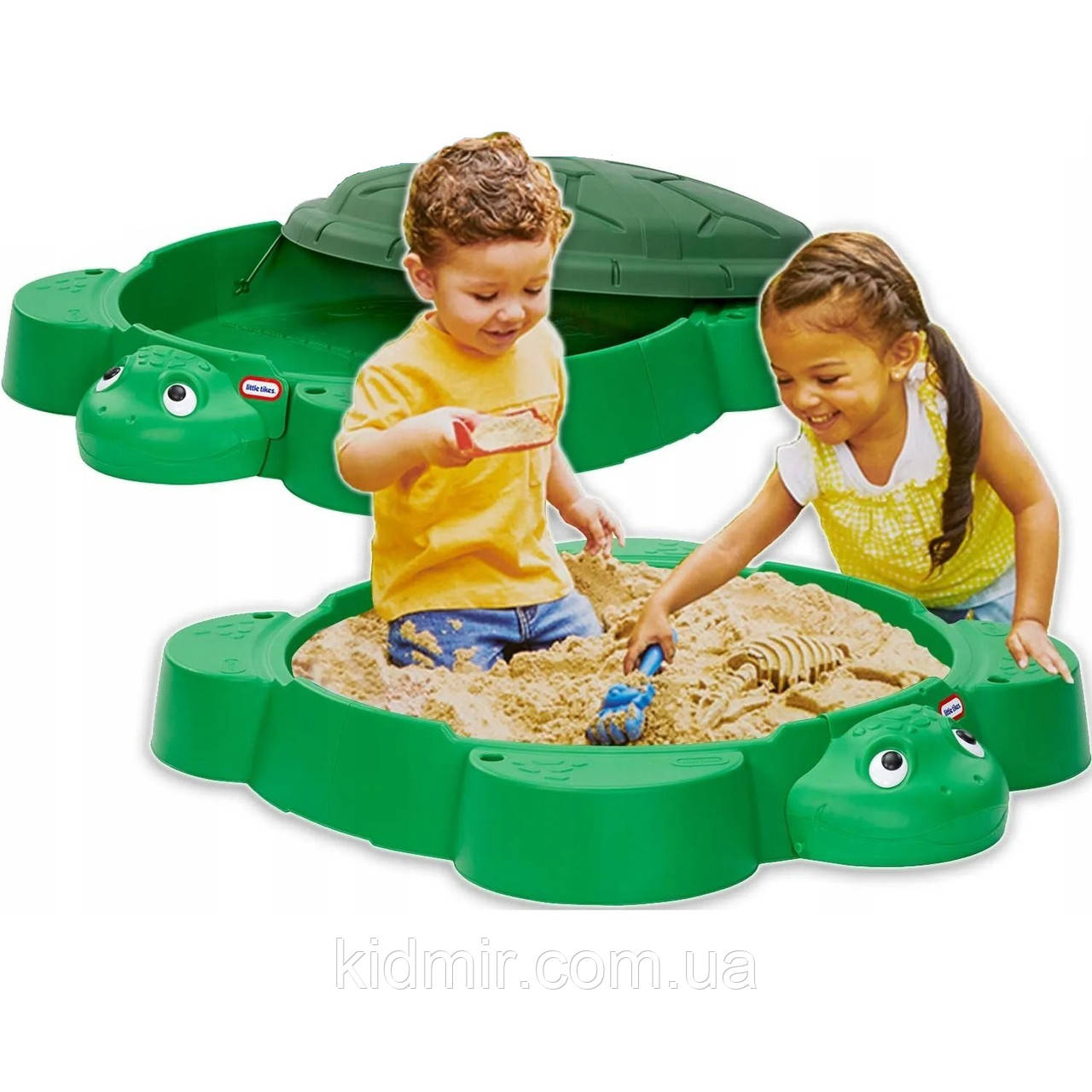 Пісочниця Черепаха Складана з кришкою Little Tikes 664526, фото 1