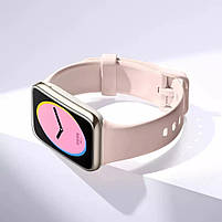 Силіконовий ремінець для Xiaomi Mi Smart Band 7 Pro Pale pink, фото 8
