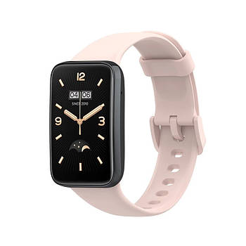 Силіконовий ремінець для Xiaomi Mi Smart Band 7 Pro Pale pink