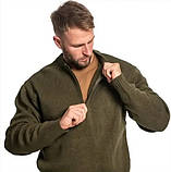 Светр швейцарський Mil-Tec  олива 10809501, фото 3