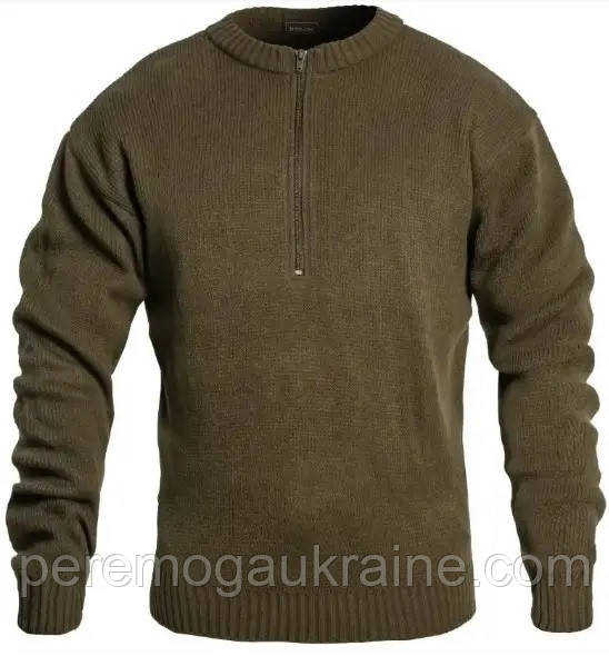 Светр швейцарський Mil-Tec у стилі мілітарі олива 10809501 розмір XS