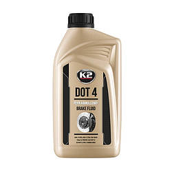 Гальмівна рідина K2 DOT4 Brake Fluid 1000 мл (T108)