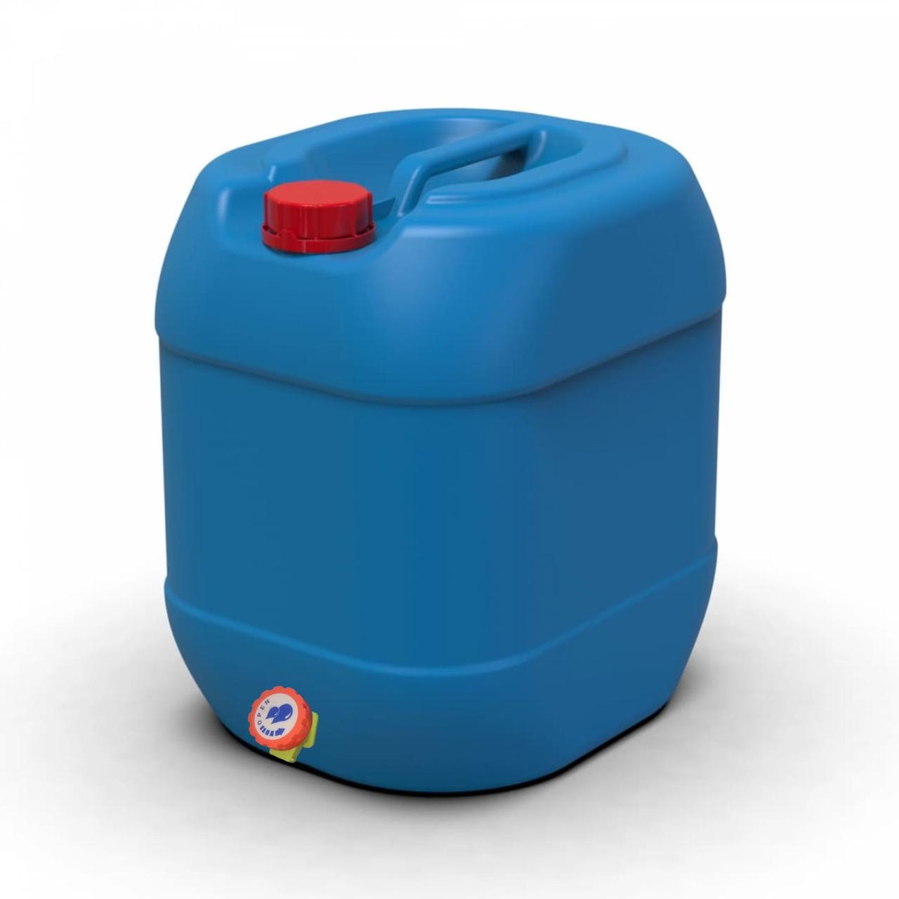 Пластикова каністра 30л з краном Litolan технічна штабелюєма