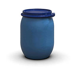 Бочка пластикова з хомутом 130 літрів