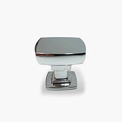 Ручка кнопка для меблів хром Post