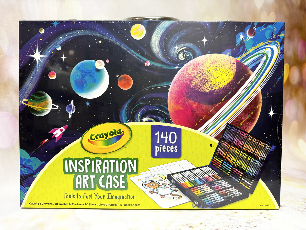 Набір для малювання Крайола валіза Crayola 140 предметів Crayola Inspiration Art Case Coloring Set 04-2532, фото 1