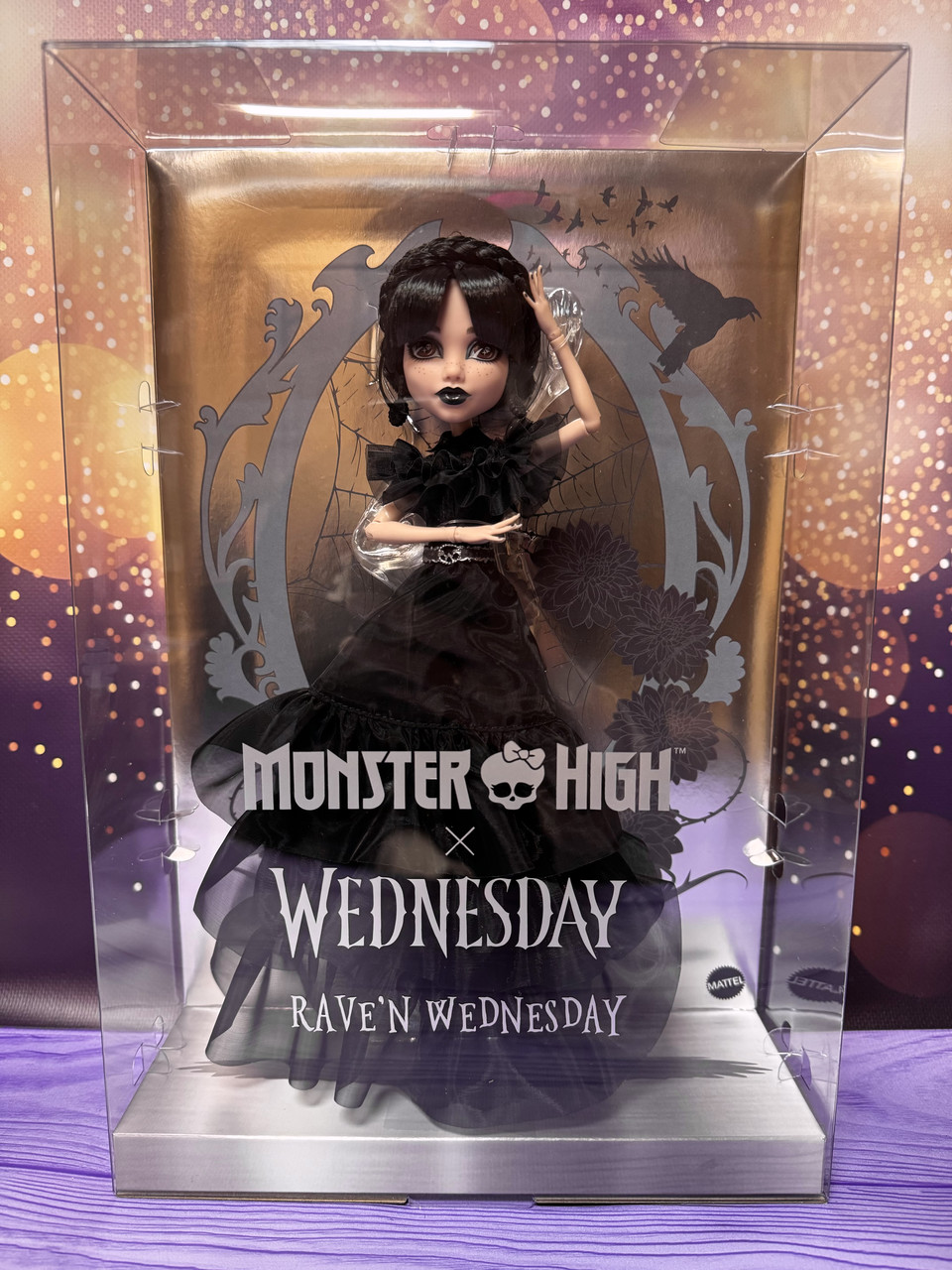 Монстр Хай Лялька колекційна Monster High Танці Rave'N Венздей Monster High X Wednesday HXJ03 Mattel Original