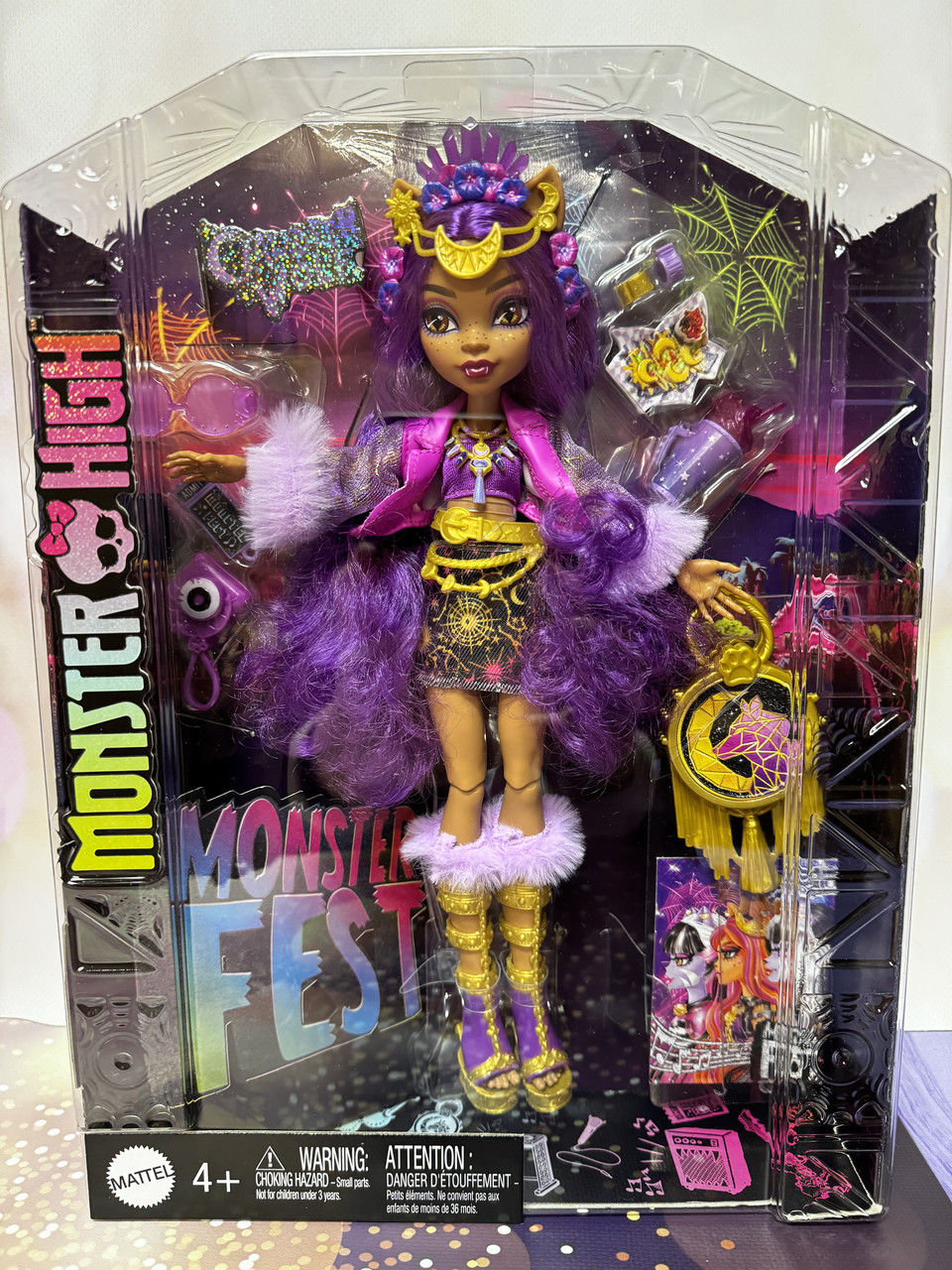 Монстр Хай Монстро-фестиваль Клодін Monster High Monster Fest Doll Clawdeen Wolf HXH80 Mattel Original , Міккі Маус, фото 1