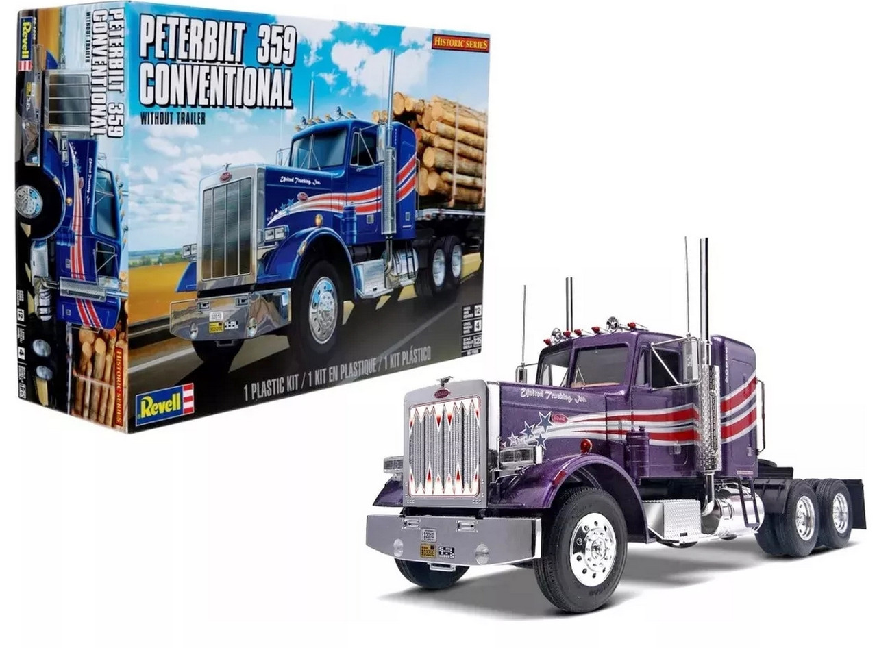 Збірна модель Revell Вантажний тягач Peterbilt 359 рівень 4 масштаб 1:25 (RVL-11506)