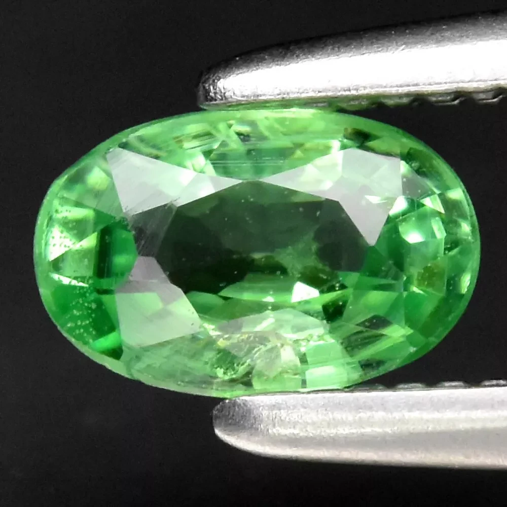 0.33 карат. Природний цаворить гранат овал