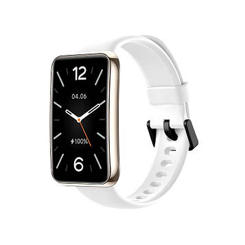 Силіконовий ремінець для Xiaomi Mi Smart Band 7 Pro White