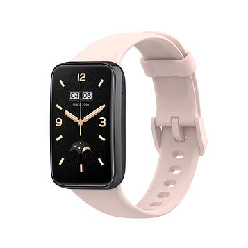 Силіконовий ремінець для Xiaomi Mi Smart Band 7 Pro Pale pink
