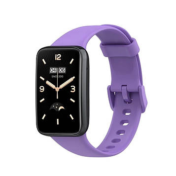Силіконовий ремінець для Xiaomi Mi Smart Band 7 Pro Lavander