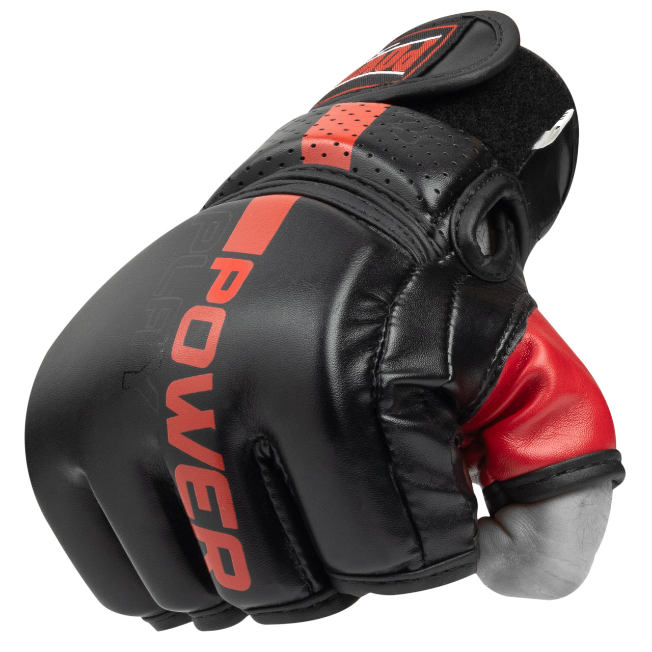 Рукавиці для MMA PowerPlay 3093 Чорні M, фото 1