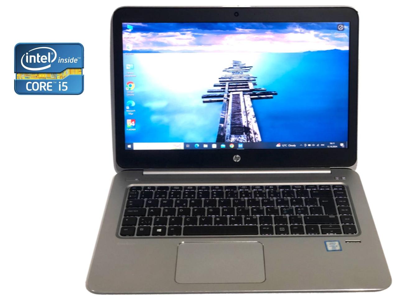 Ноутбук Б-клас HP EliteBook Folio 1040 G3/ 14" (1920x1080)/ Core i5-6300U/ 8 GB RAM/ 256 GB SSD/ HD 520
