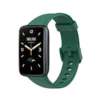 Силіконовий ремінець для Xiaomi Mi Smart Band 7 Pro Green