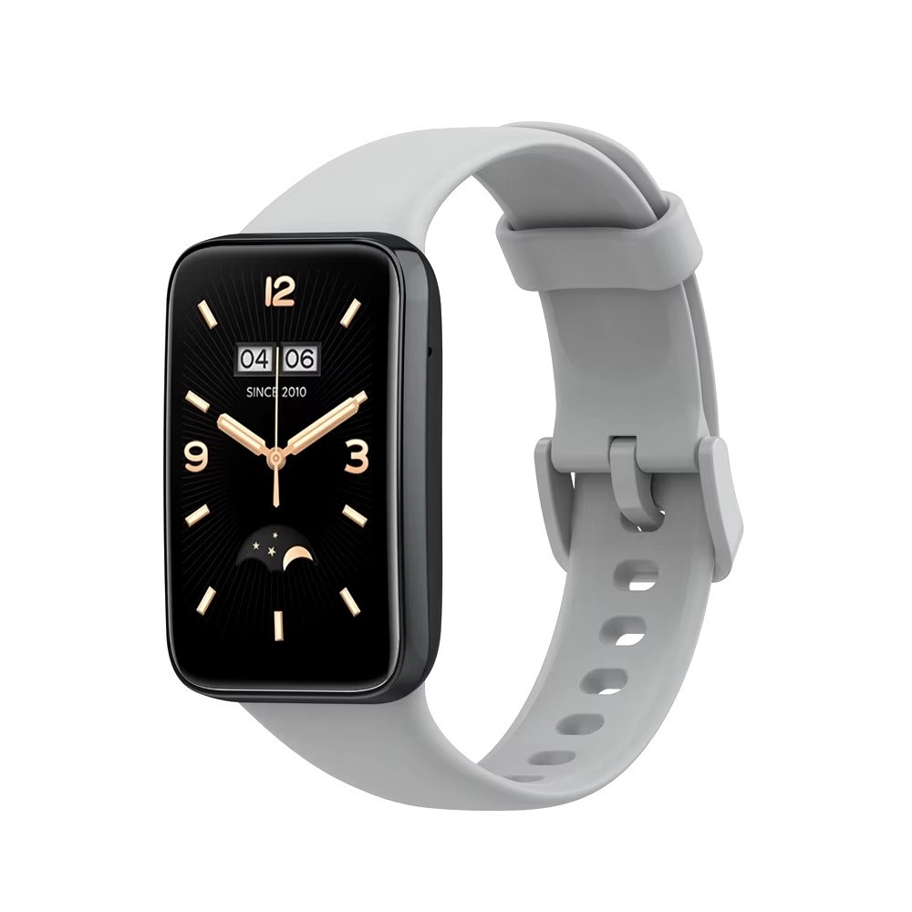 Силіконовий ремінець для Xiaomi Mi Smart Band 7 Pro Gray, фото 1