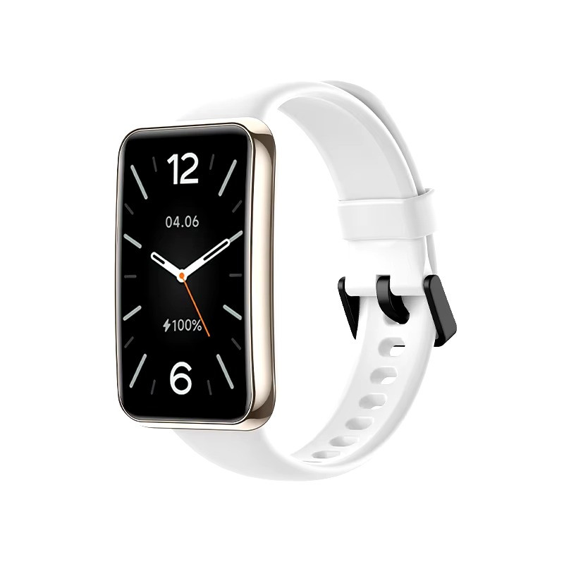 Силіконовий ремінець для Xiaomi Mi Smart Band 7 Pro White, фото 1